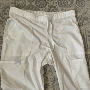 CHEROKEE MID RISE MODERATE FLARE DRAWSTRING SCRUB PANT